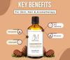 Aadi Mool Cedarwood Essential Oil | Pure & Natural Cedarwood Oil for Aromatherapy, Diffuser, Hair Care, Massage, Meditation & DIY Beauty | Warm W
