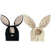 Knit Rabbit Ears Shape Hat for Cat Halloween Dress Up Hat for Christmas Party