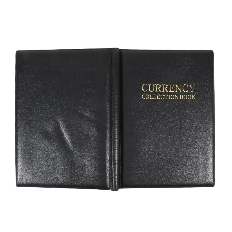30-Compartment Banknotes Collecting Holder Book Binder Portable 10 Inner Pages Paper Money Currency Storage Album