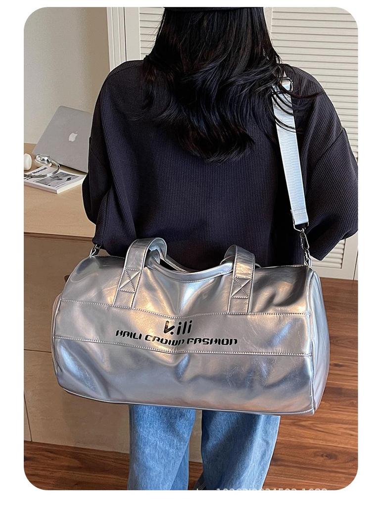 Unisex Travel Bag: Fashionable Dry/Wet Separation, Short-Distance Luggage, Handbag, Gym, and Crossbody Bag