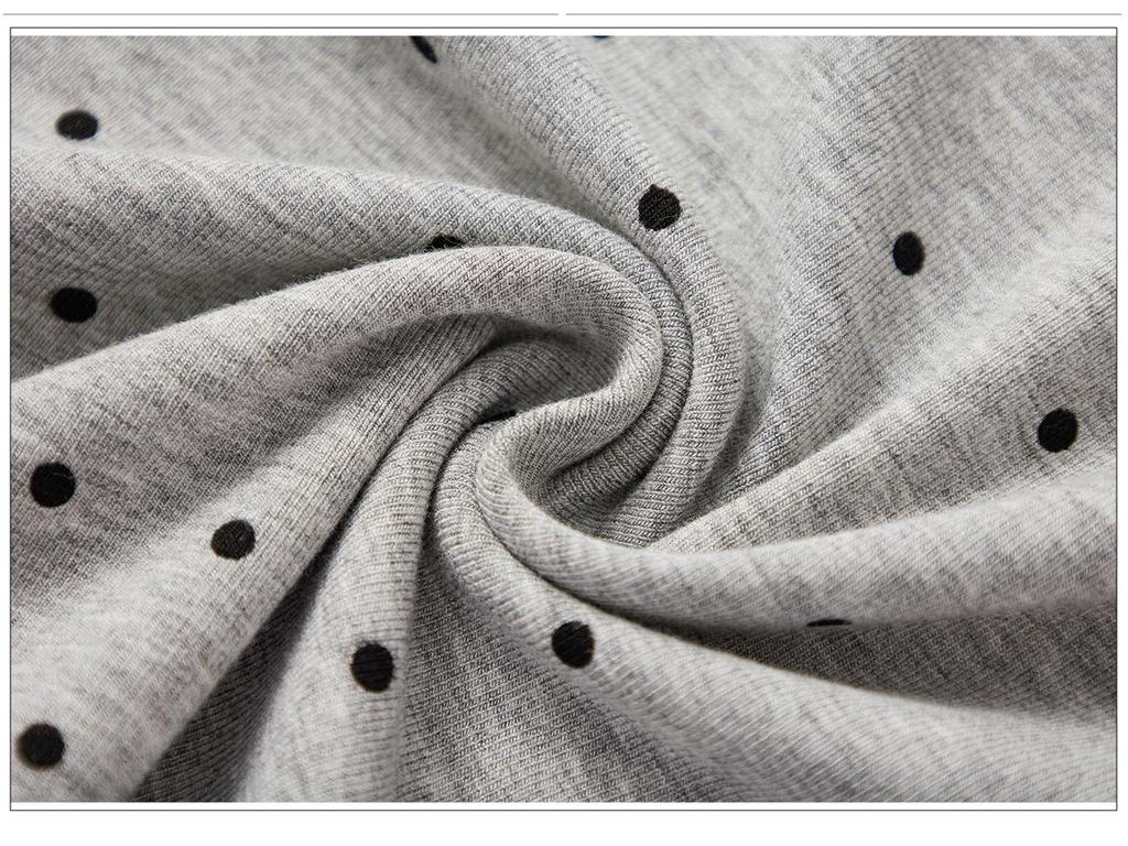 High-Quality Women's Polka Dot Long Sleeve Slimming T-Shirt - Fall 2025 Collection