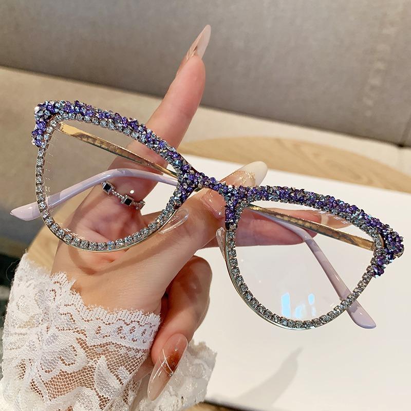 

Cat s Eye Eyeglasses Fashion Design Women s Anti-Blue Light Glasses Customizable Prescription Glasses Frame