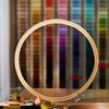 M-Modern-12 Pieces 7 Inch Wooden Embroidery Hoops Bulk Bamboo Circle Cross Stitch Hoop Round Ring For Art Craft Handy Sewing
