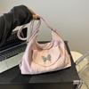 Large Capacity Fashion Gentle Butterfly Shoulder Bag Women's 2025 Spring and Summer New Casual Bag Versatile Tote Bag