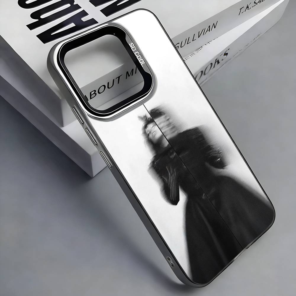 

Singer L-Lady G-Gaga Colorful Silver Back Phone Case For IPhone 17 16 15 14 13 12 11 Plus Pro Max Plus iPhone14Plus