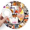 50 Halloween Waterproof Decorative Journal Stickers - Creative Ins Style, Hot Selling Cross-border Festival Sheets