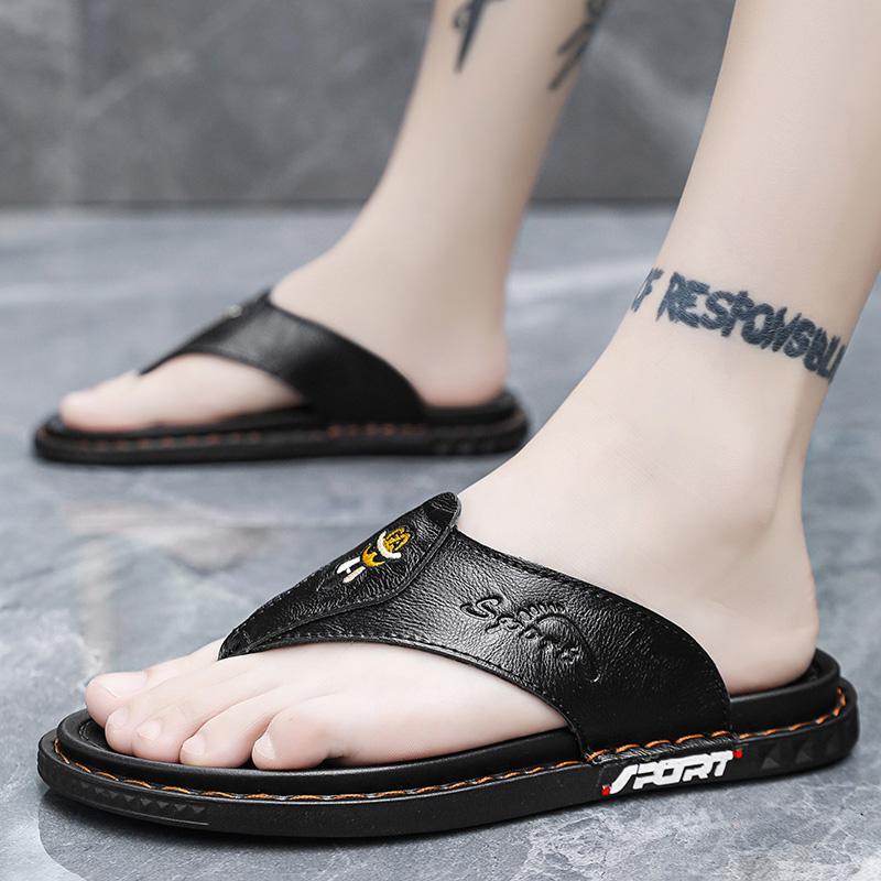 38-45 New Summer Shoes for Men Slippers Flip Flops Luxus Designer Tênis Masculino Beach Shoes for Boy in House Slippers Casual