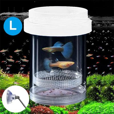 Floating Fish Breeding Isolation Box With Suction Cups 270Fahrenheitlowing Water Propagation Separate Parent And Baby Fishes