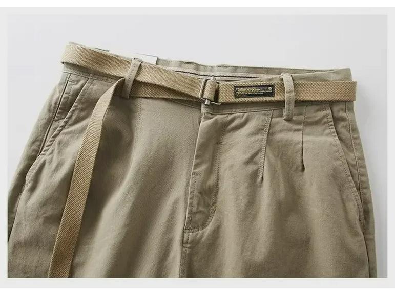 Men's Japanese Casual Stretch Cotton Wide-Leg Overalls - Spring/Autumn Trend