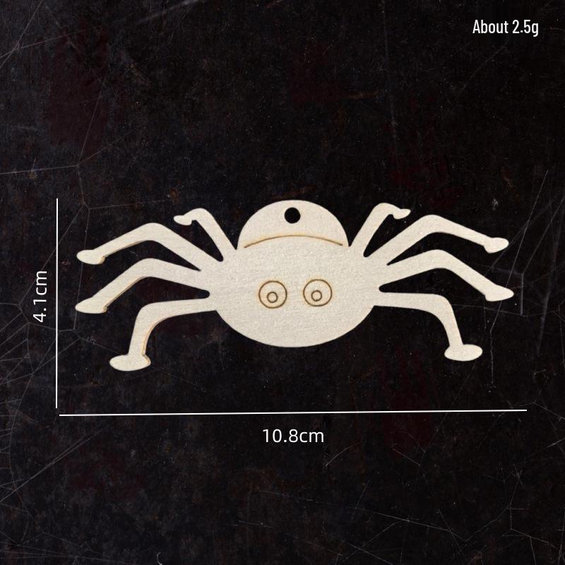Cross-border Halloween Ghost and Witch DIY Wood Chips for Creative Kids Crafts
