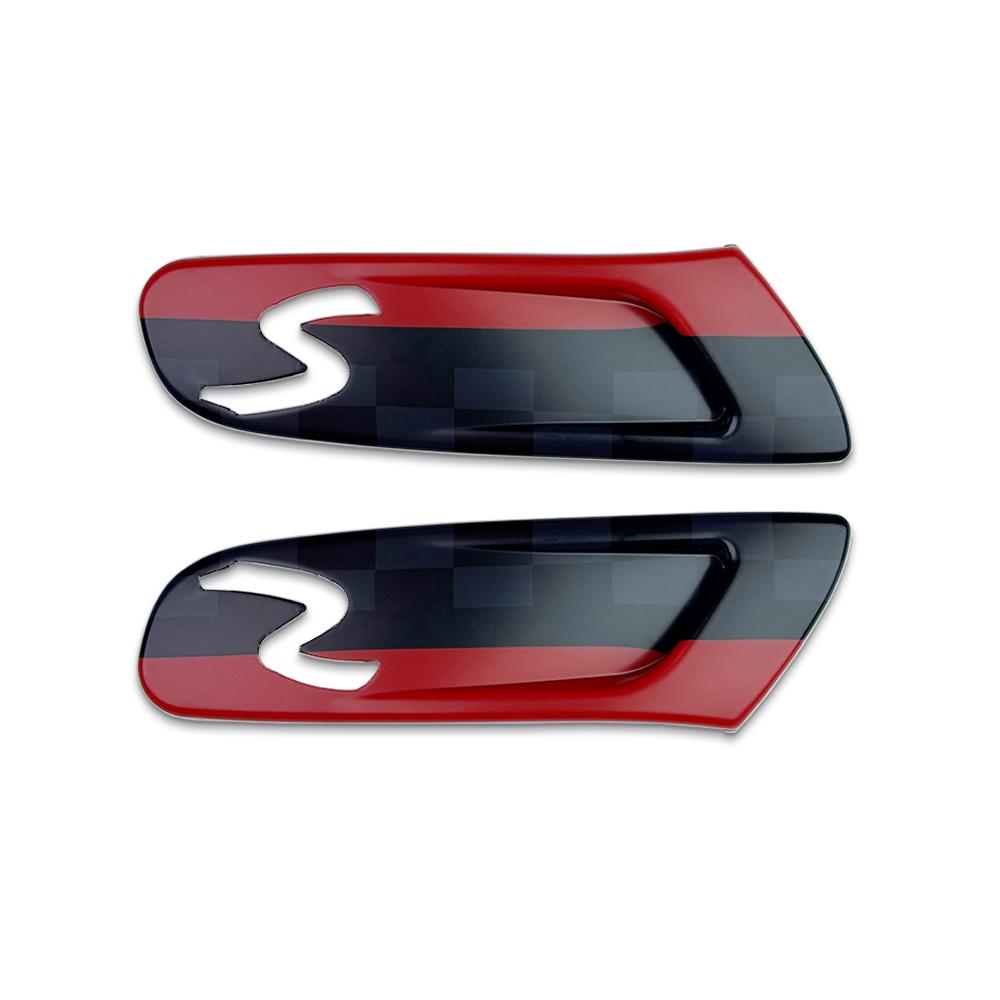 Für MINI Cooper S F55 F56 F57 2015-2020 Auto Kotflügel Blinker Außenleuchten Abdeckungen Aufkleber Zubehör