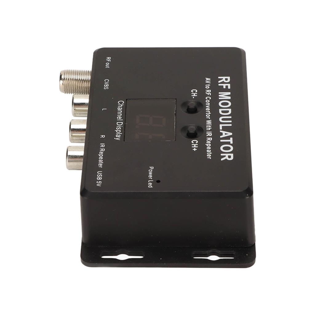 RF Modulator Professional AV to RF Convertor with IR Repeater for Set Top Box DVR DVD
