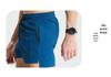 Men's Quick-Dry Mesh Running Shorts, 3/4 Length, Stretch & Breathable for Marathon Fitness