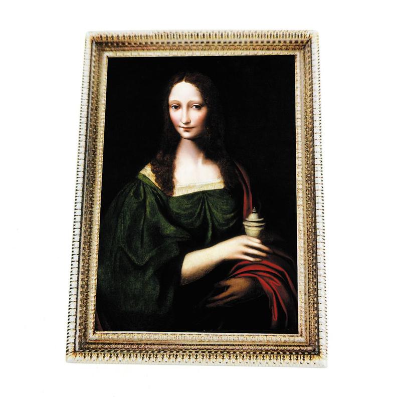 Leonardo da Vinci' Paintings Fridge Magnets The Last Supper Mona Lisa Magnetic Stickers for Message Board Wonderful Home Decor