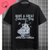 Funny Historical Columbus Voyage Graphic Tshirt Pure Cotton Short Sleeve Crewneck Tee for History Buffs  Everyday Casual Wear