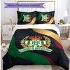 Set Lenzuola Stampato Calcio Real Betis 3 Pezzi, Comodo Set Copripiumino per Camera da Letto Amico della Pelle