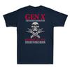 X Generation Before All You Sissie Were Born Skull Rock Hand Print On Back Shirt
