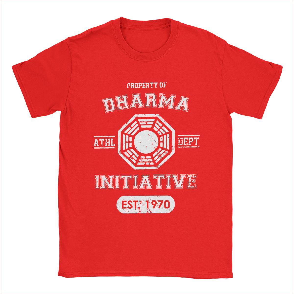 

Футболка с логотипом Dharma Initiative, Спортивный отдел, Мужская, 100% Хлопок, Футболки из сериала Lost, Футболка с коротким рукавом, Идея для подарка S