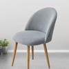 1/2/4/6Pcs Solid Color Stretch Low Back Duckbill Dining Chair Covers Stretch Dining Seat Cover for Kitchen Hotel Office Navidad