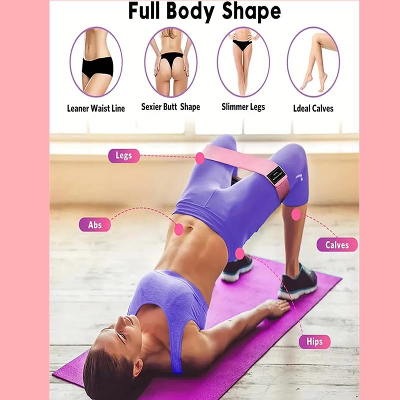 Elastisches Kniebeugen-WiderstandsbandGesäß Fitness Rallye-BandYoga Dehnungs-Trainingsband Hüftwiderstandsbänder
