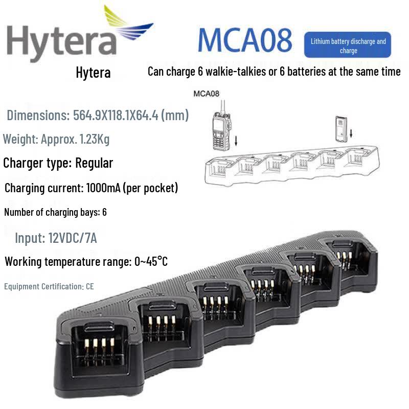 Hytera MCA08 Six-Way Multi-Unit Charger