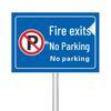 Aluminum Fire Lane No Parking Warning Sign
