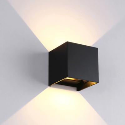 Lâmpada de Parede LED Moderna 12W IP65 À Prova d'Água para Exterior Arandela Decorativa Iluminação Varanda Jardim Luzes de Parede
