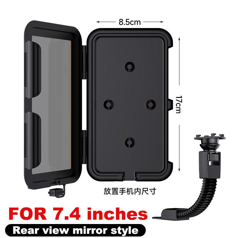 Motorcycle Phone Holder Support Moto Bicycle Waterproof Case Handlebar Stand Case Mount Waterproof Scooter Motorbike Phone Bag