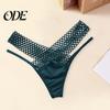Women Panties Low Waist Hollowed Out Cross-belt See-through Pornographic Thin Underpants Strip French Style Ladies Sling Thong Inner Wear Clothes