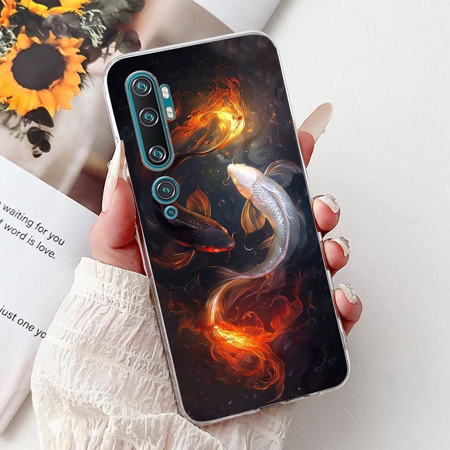 Für Xiaomi Mi CC9 Pro Hülle Mi Note 10 Pro Neue Luxus Bemalte Abdeckung Weiche Dünne Handyhülle Für Xiaomi Mi Note 10 Pro MiCC9Pro Schale