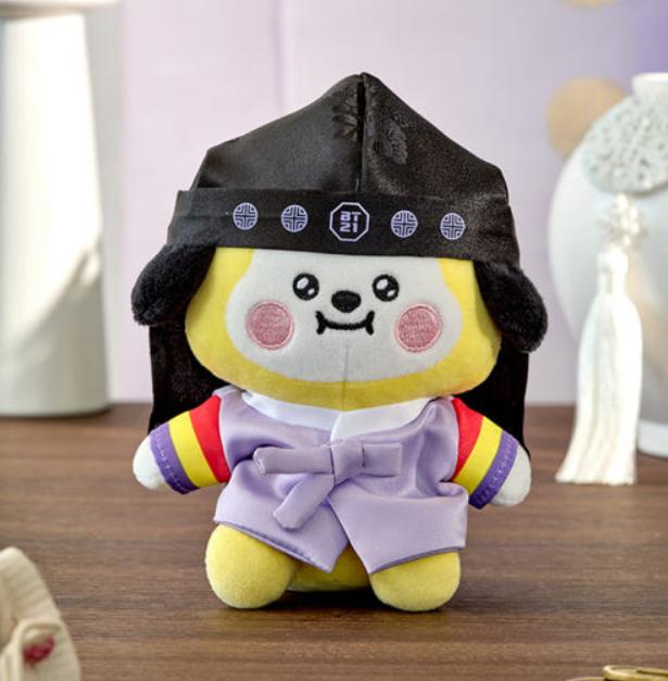 BT21 BABY Premium K Edition Sitting Plush – COOKY, CHIMMY, MANG, SHOOKY, RJ, KOYA, TATA