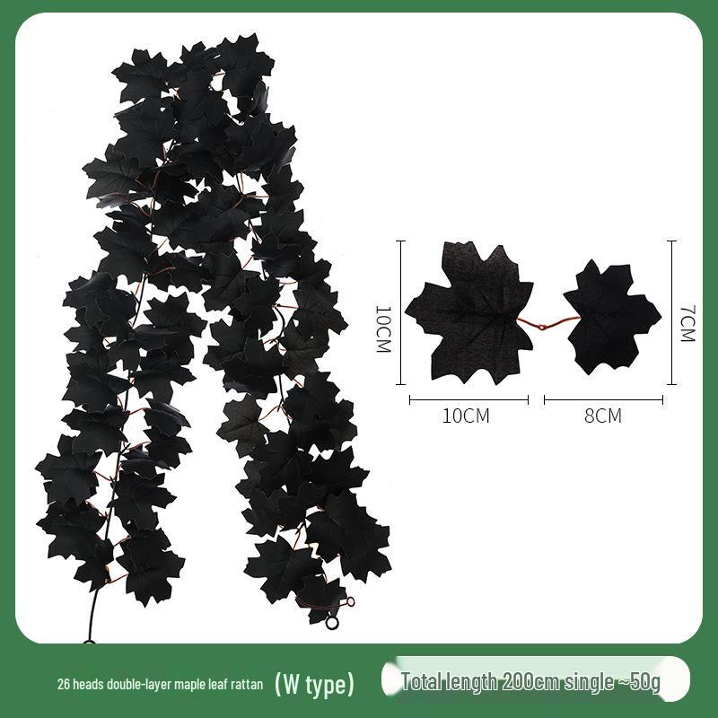 Skladem Podzimní a Halloweenská dekorace z javorových listů pro Vánoce a Den díkůvzdání
