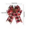Checkered Ribbon Christmas Bows Buffalo Plaid Ribbon Bowknot Buffalo Plaid Bows  Holiday Party