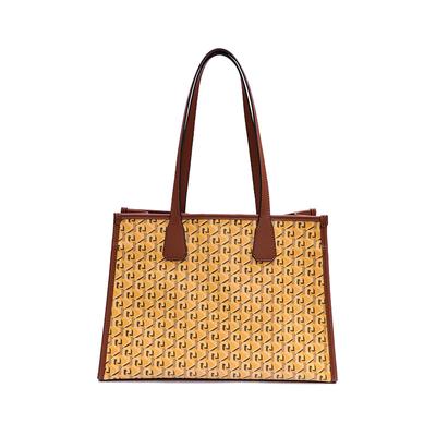 Tote Bag, Large-capacity, Niche, Fashionable, Dog-toothed Single-shoulder Women's Bag, Simple, Stylish and Textured Underarm Bag