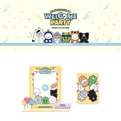 Loja POP-UP MONSTA X MONMUNGCHI X Welcome Party Suporte para cartão de foto em acrílico