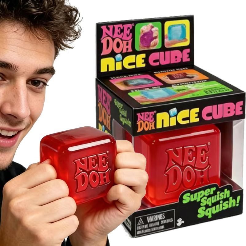 New Nice Cube Sensory Stress Reliever Fidget Tool For Anxiety & Focus Desk Sensory Cube For Adults & Kids