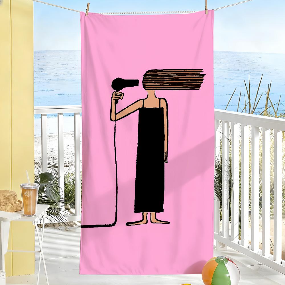 

Art J-Jean J-Jullien Face Towel Soft Pool Gift For Travel Gym Shower Camping Quick Dry Sports Large Beach Towels W40*H60(CM)