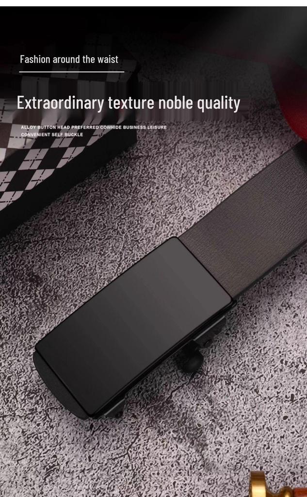 Trendy Men's Ratchet Belt: Versatile Business & Casual Style