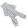 Striped Dog Pajamas Fashionable Cute Summer Thin 4 Legged High Collar Dog Jumpsuit for Indoor Outdoor
