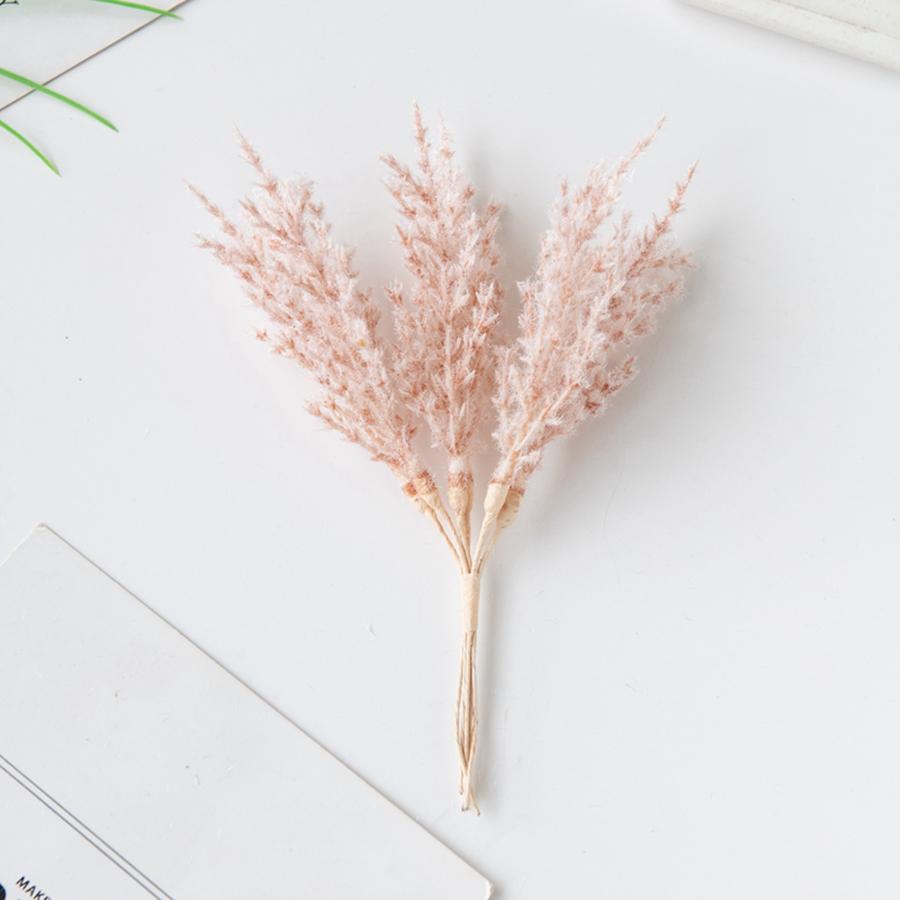 

2/4pcs Artificial Plants Autumn Golden Silvery Fake Branch Festival Tree Wreath Home Accessories Wedding Arch Decor Scrapbook 2 pcs розовый