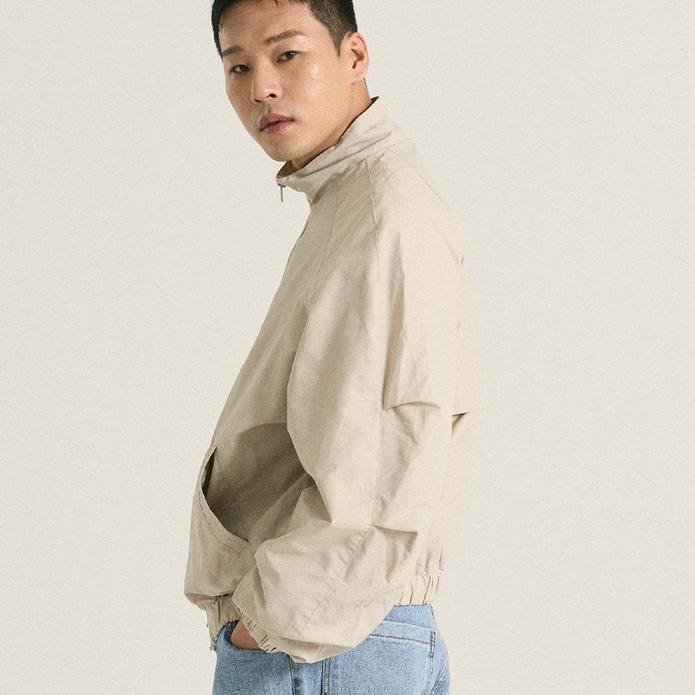 Moaa Comfort Nylon Blouson (Ivory)