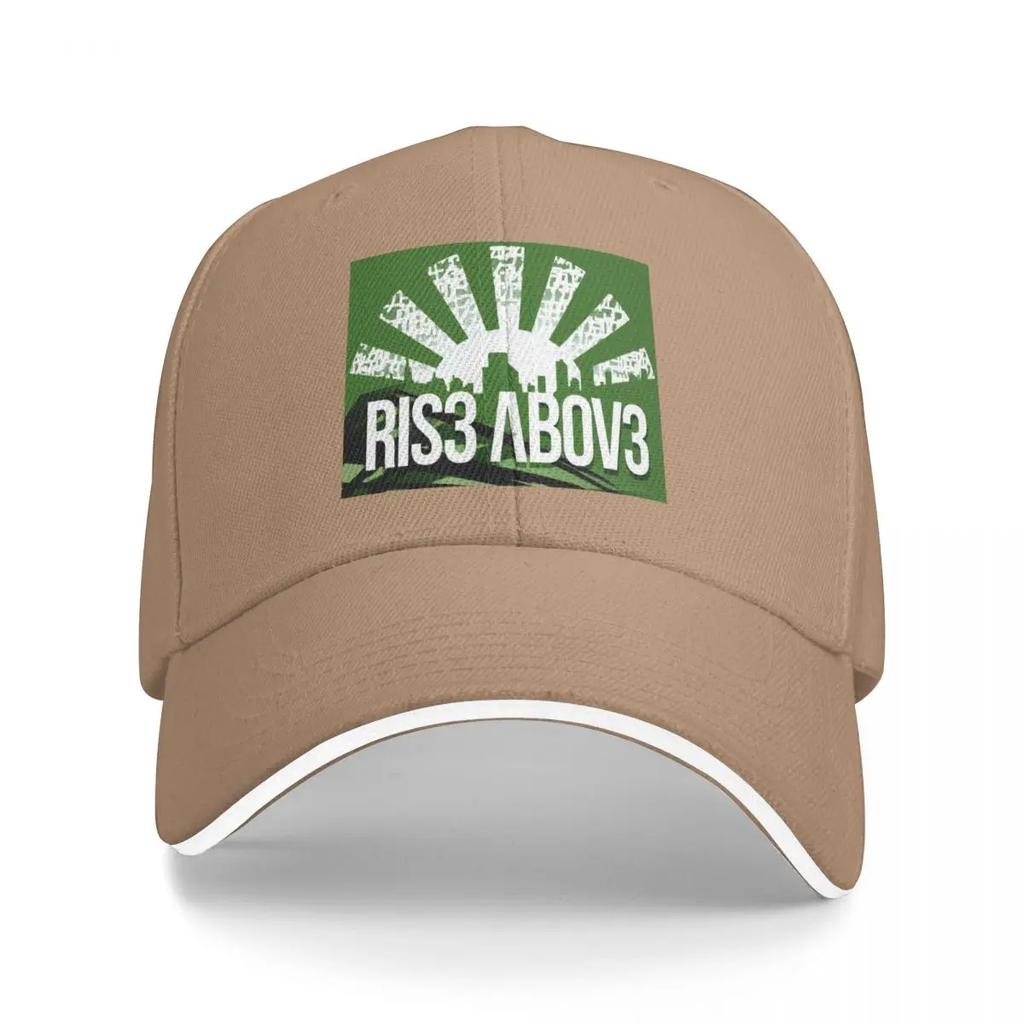 Rise Above Logo Green Baseball Cap Vintage hats for men Men Womens