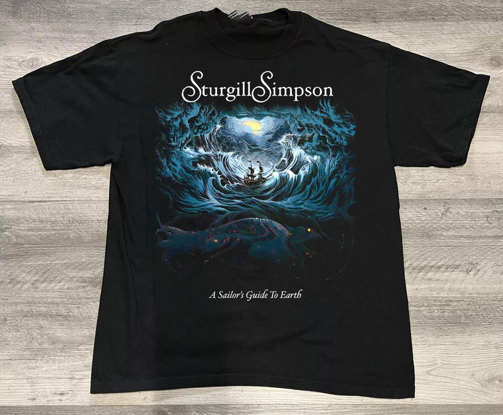 Sturgill Simpson A Sailor039;s Guide to Earth Shirt Unisex Concert S to 5XL EL385 Unisex T-Shirt S