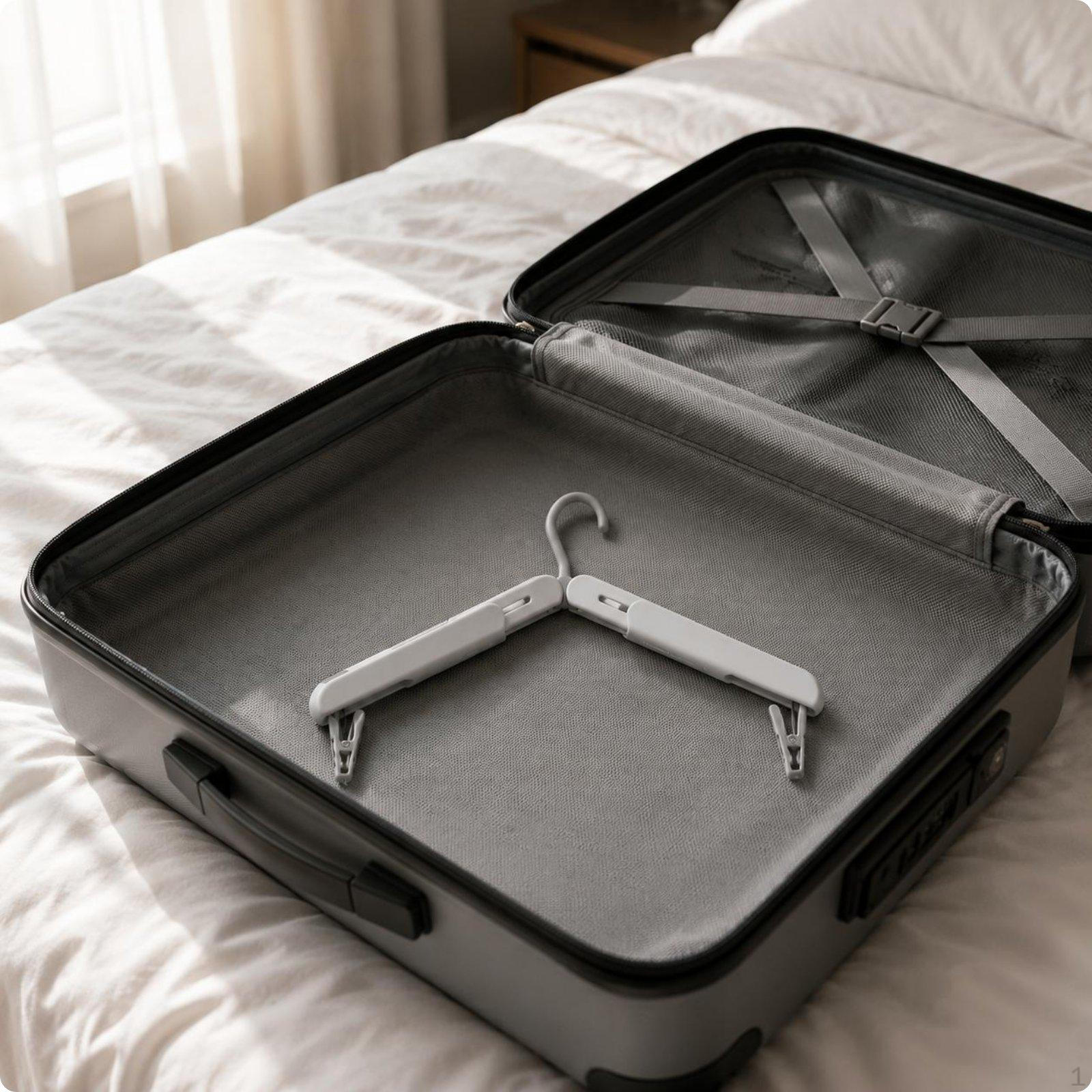 Travel Hanger MultiFunction Clothes Foldable for Journeyers, Students, Dorm, Business