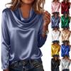 Blouse For Women Dressy Long Sleeve Shirts Business Casual Outfit Tops