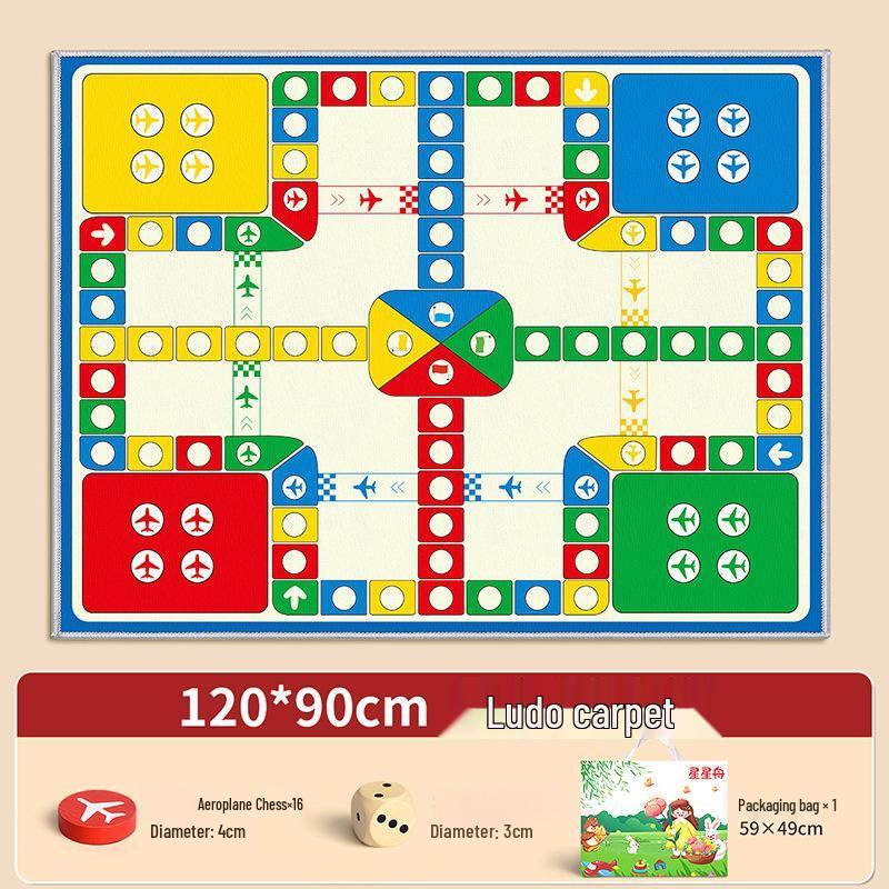 Brangdy Ludo Carpet Game Set