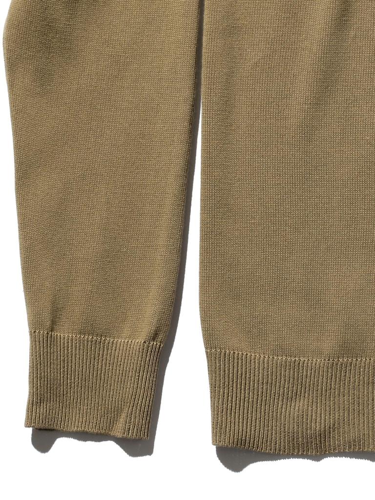 Beams Plus MOCHA 12 Gauge Knit Polo Size 38120005156 Men's Shirt, S,