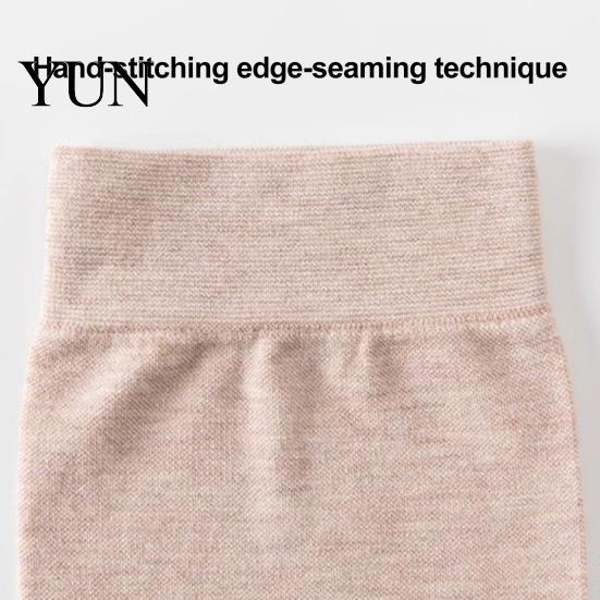 Air Conditioned Room Knee Warmers Soft for Cold Protection, Breathable Cotton Leg Sleeves, Anti Winter Support Slip Warmers, Elastic Thermal