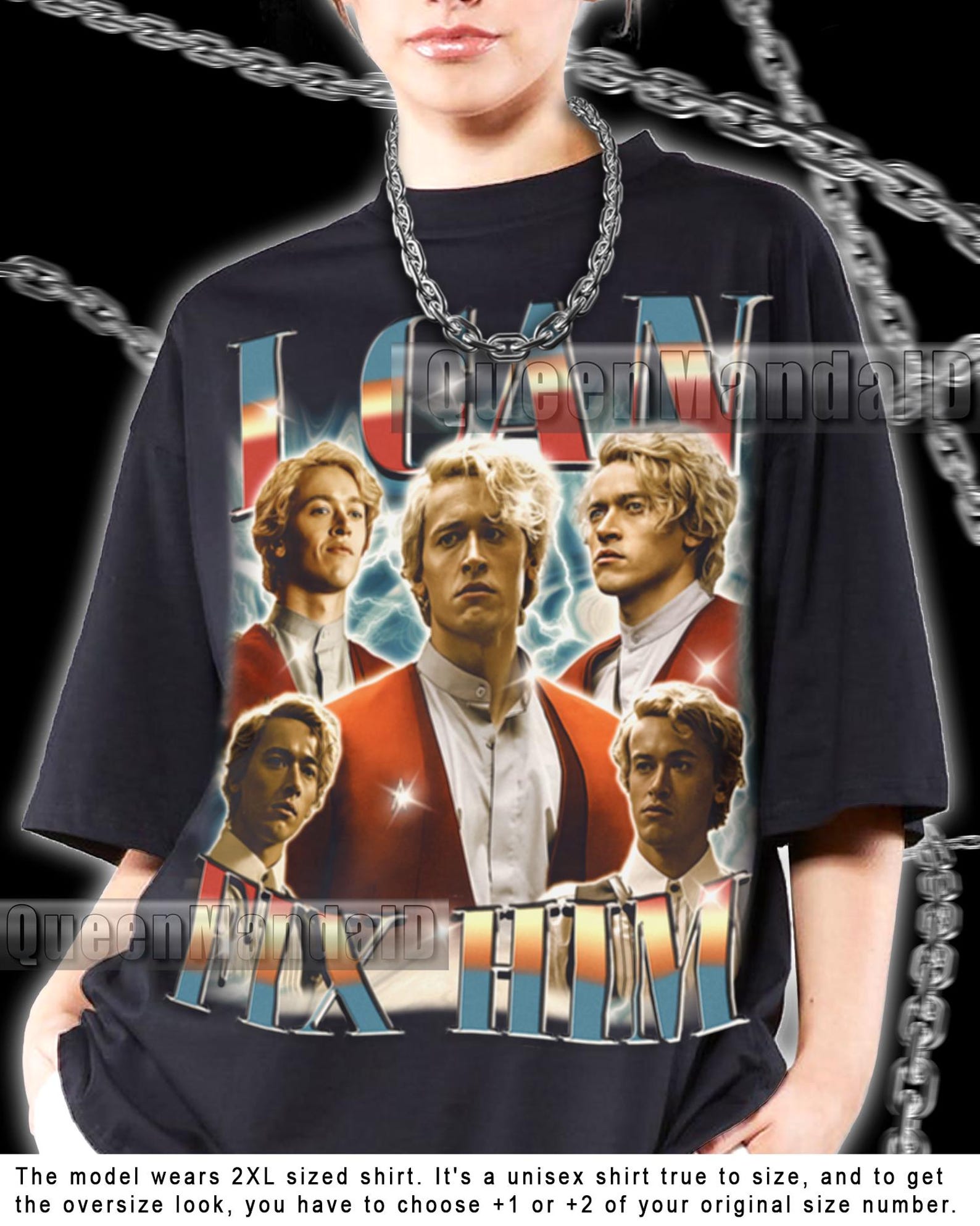 Coriolanus Snow I Cant Fix Him T-Shirt, Vintage 90s Style Retro Fan Tee R042 XL