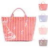 Striped Tote Bag, Lightweight Commuting, Large Capacity Portable Handbag